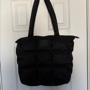 Coca Cola Black Puffer Handbag New